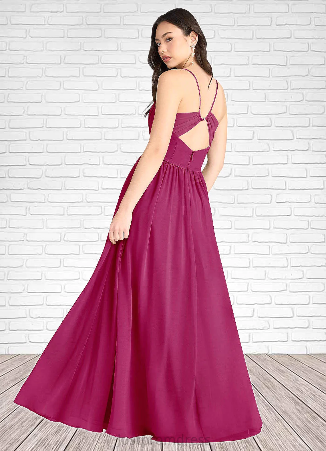 Jaylee Tory Hot Pink Pleated Maxi Dress Atelier Dresses | Azazie HHP0022891