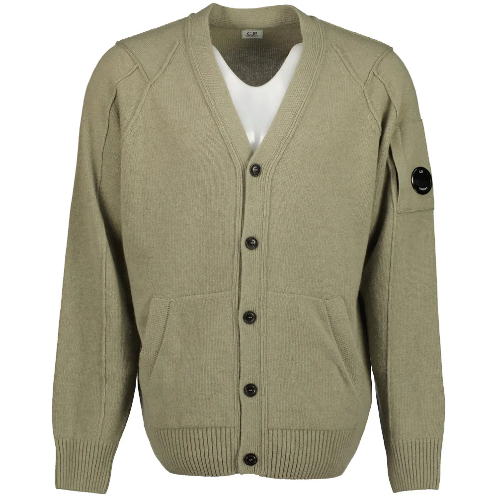 Lambswool Lens Cardigan