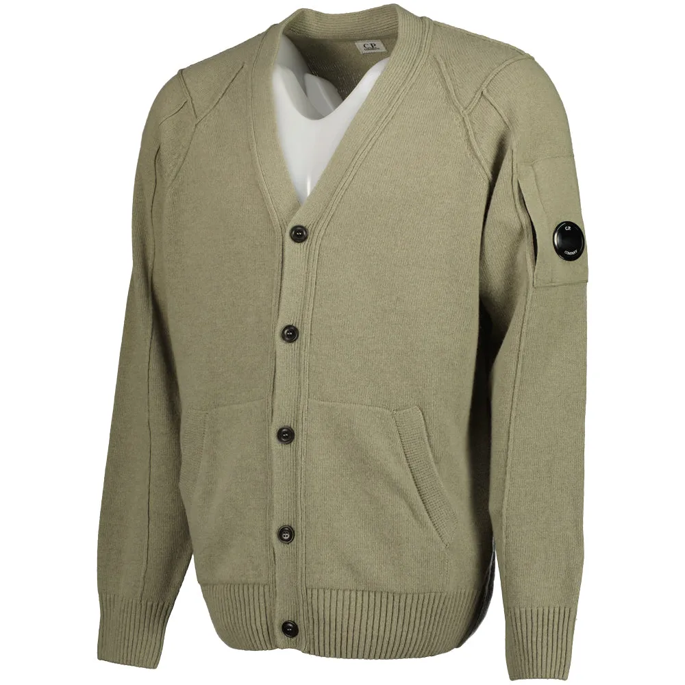 Lambswool Lens Cardigan