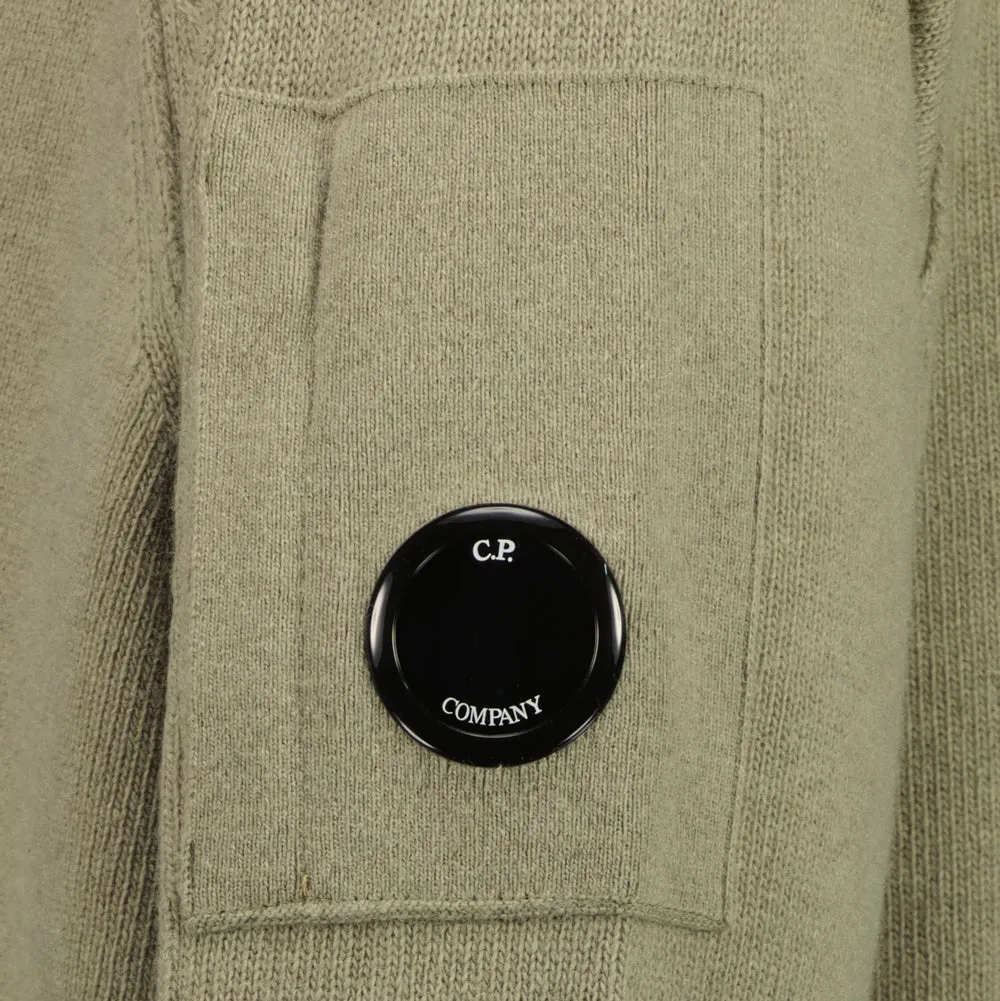 Lambswool Lens Cardigan