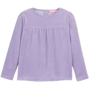 Lisle Top - Lilac Velour