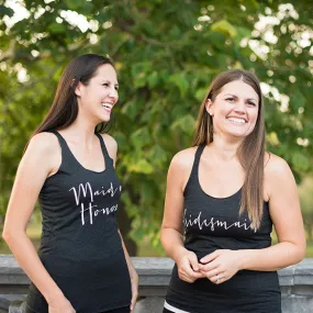 Loose Fit Bridesmaid Tank Tops