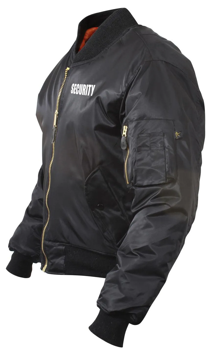 MA-1 Flight Jacket With Security Print by Rothco