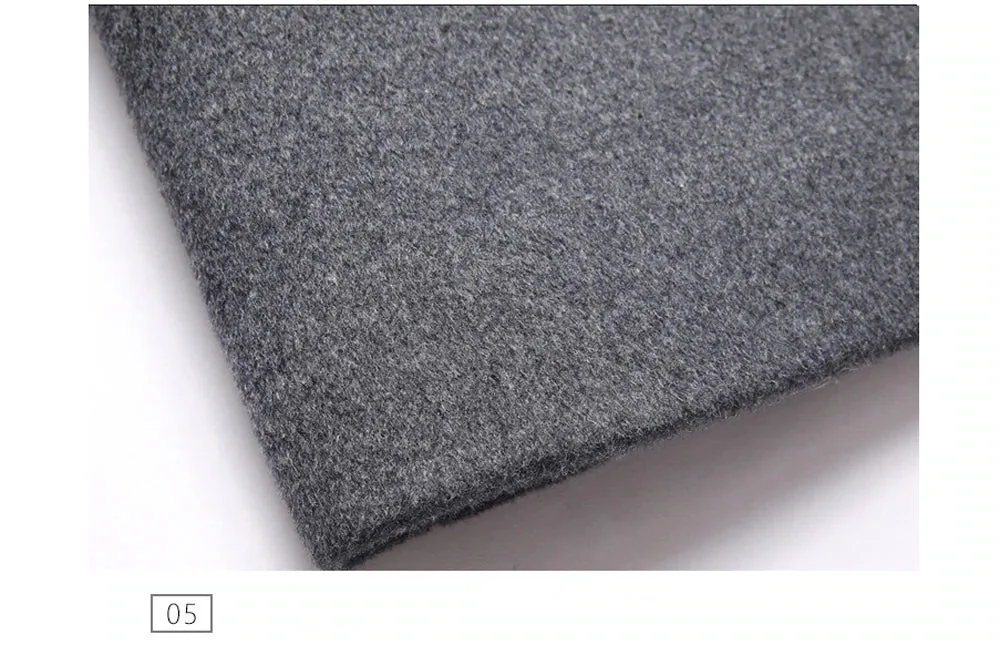 Men's Hooded Wool Scarf Collar Cotton Trench Coat