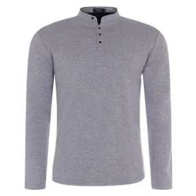 Mens Thick Solid Coton Casual T-Shirt