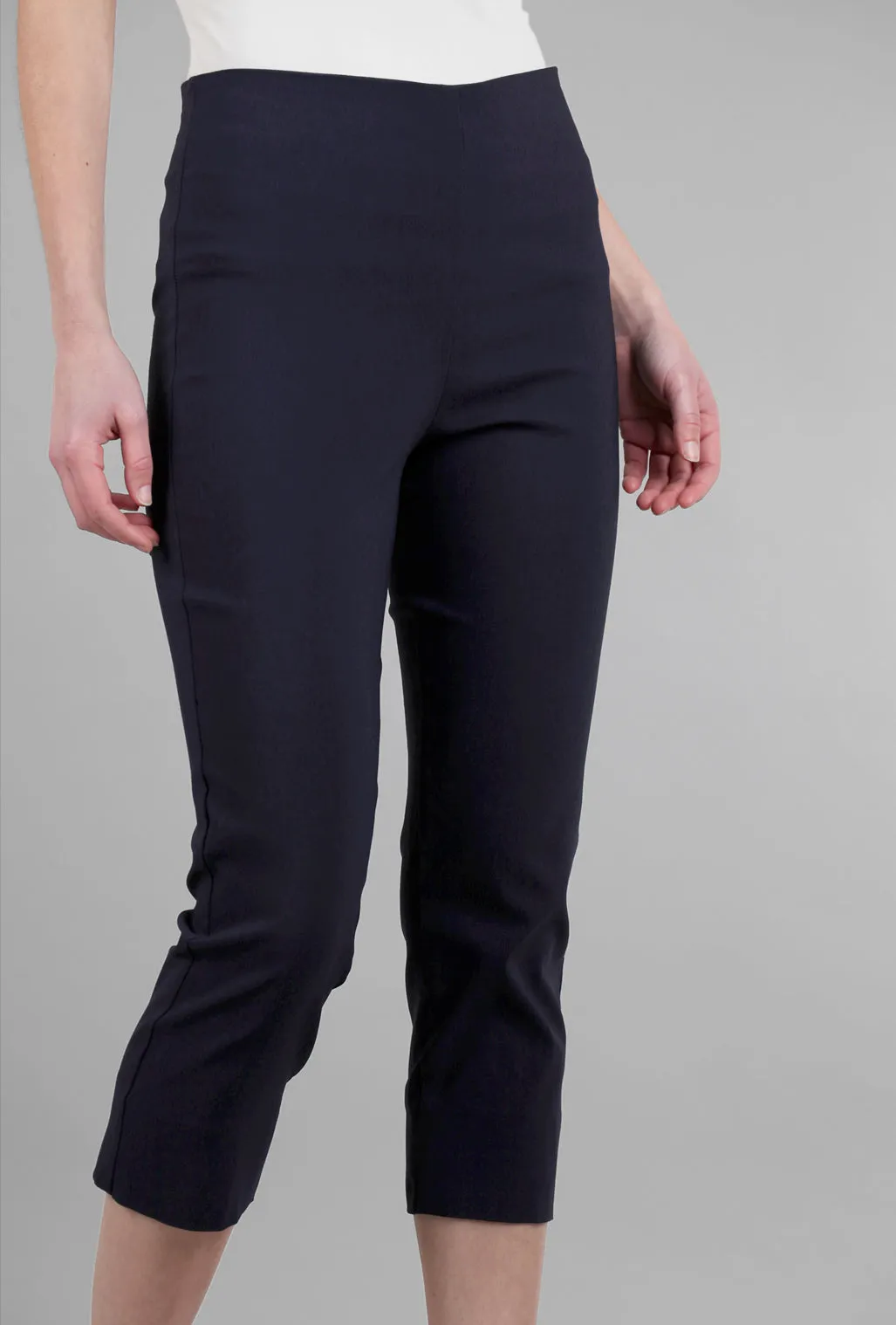 Mindy Cropped Pant, Navy