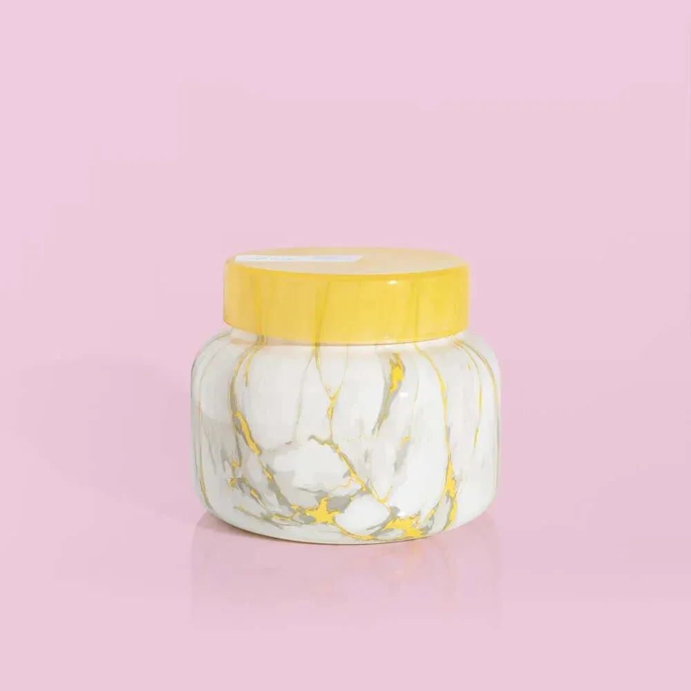 Modern Marble Jar Pineapple Flower
