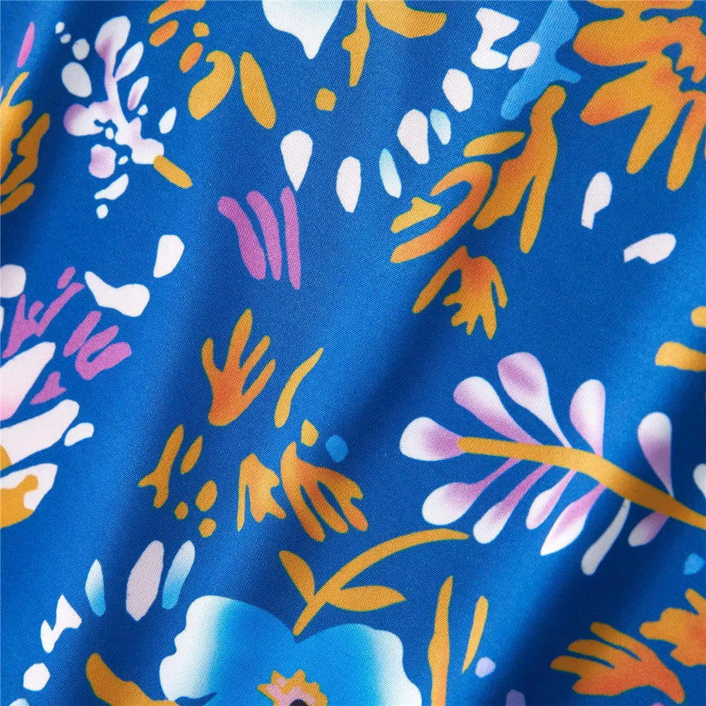 Mommy and Me Dresses Floral Printed Dresses