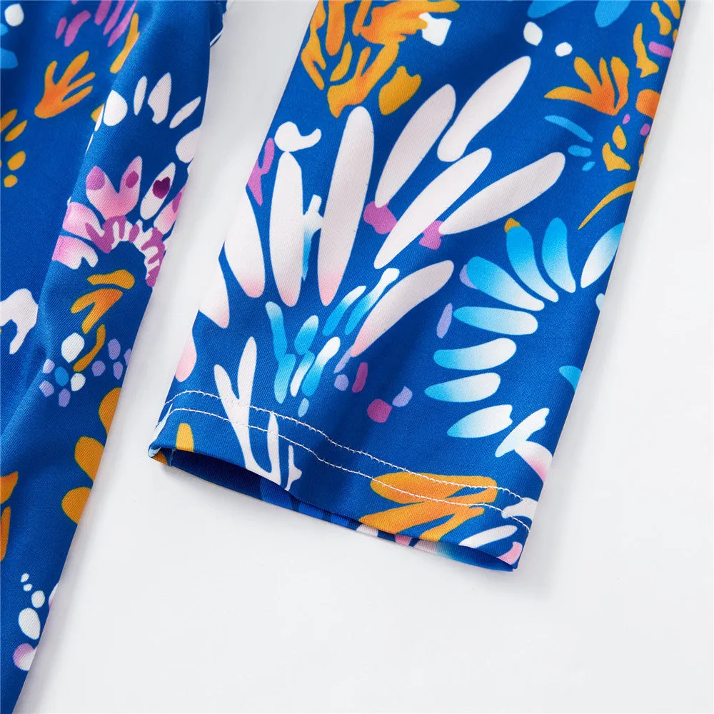 Mommy and Me Dresses Floral Printed Dresses