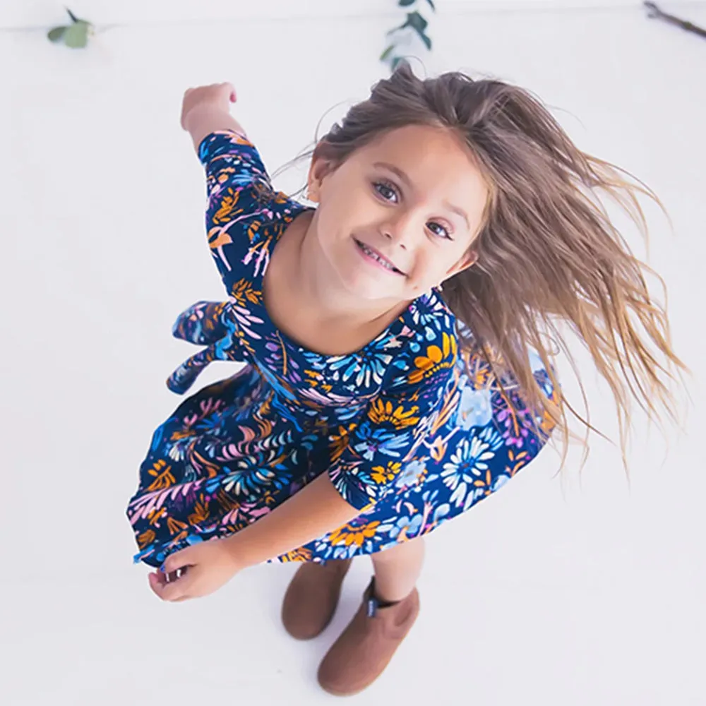 Mommy and Me Dresses Floral Printed Dresses