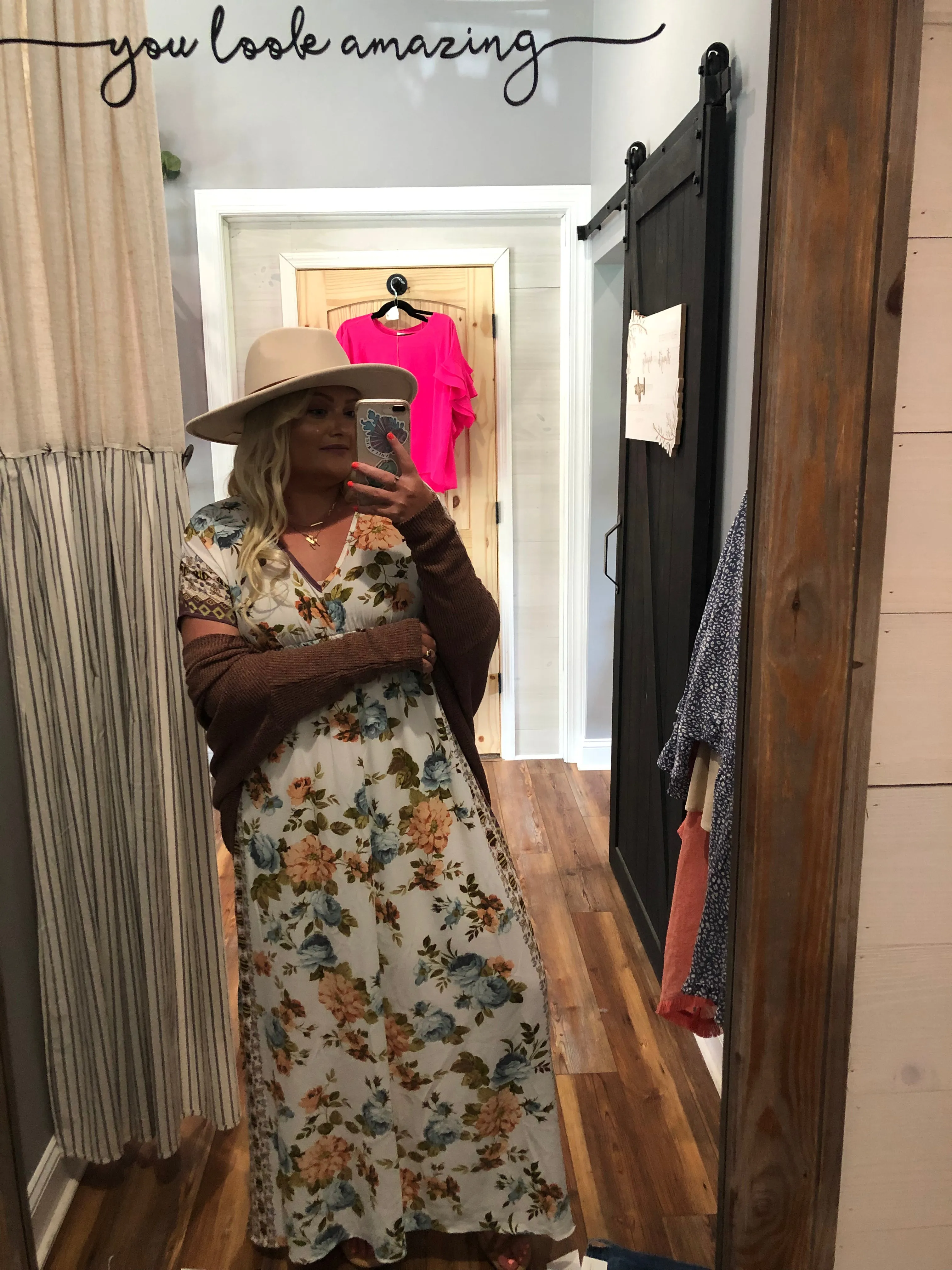 Multi Floral print maxi dress