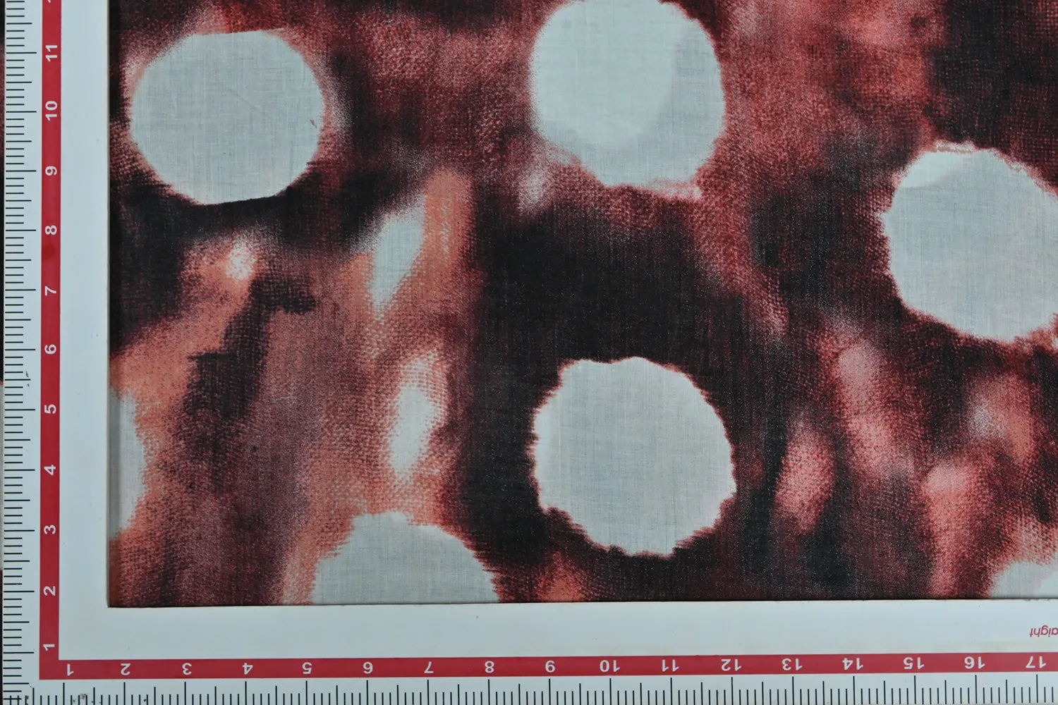 Multicolor Polka Dots Printed Cotton Voile Fabric