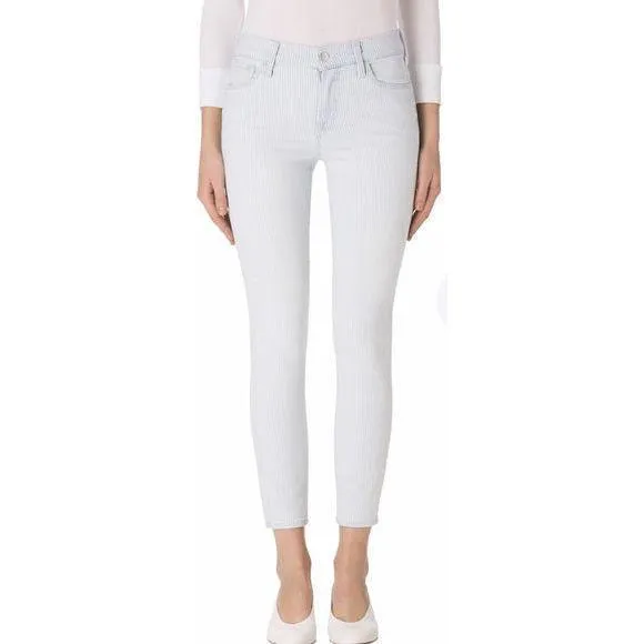 NWT- J Brand  'Capri ' Bleach Stripe Denim Jeans- Size 26