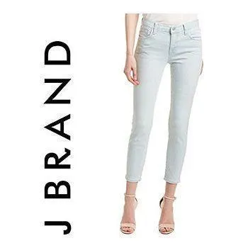 NWT- J Brand  'Capri ' Bleach Stripe Denim Jeans- Size 26