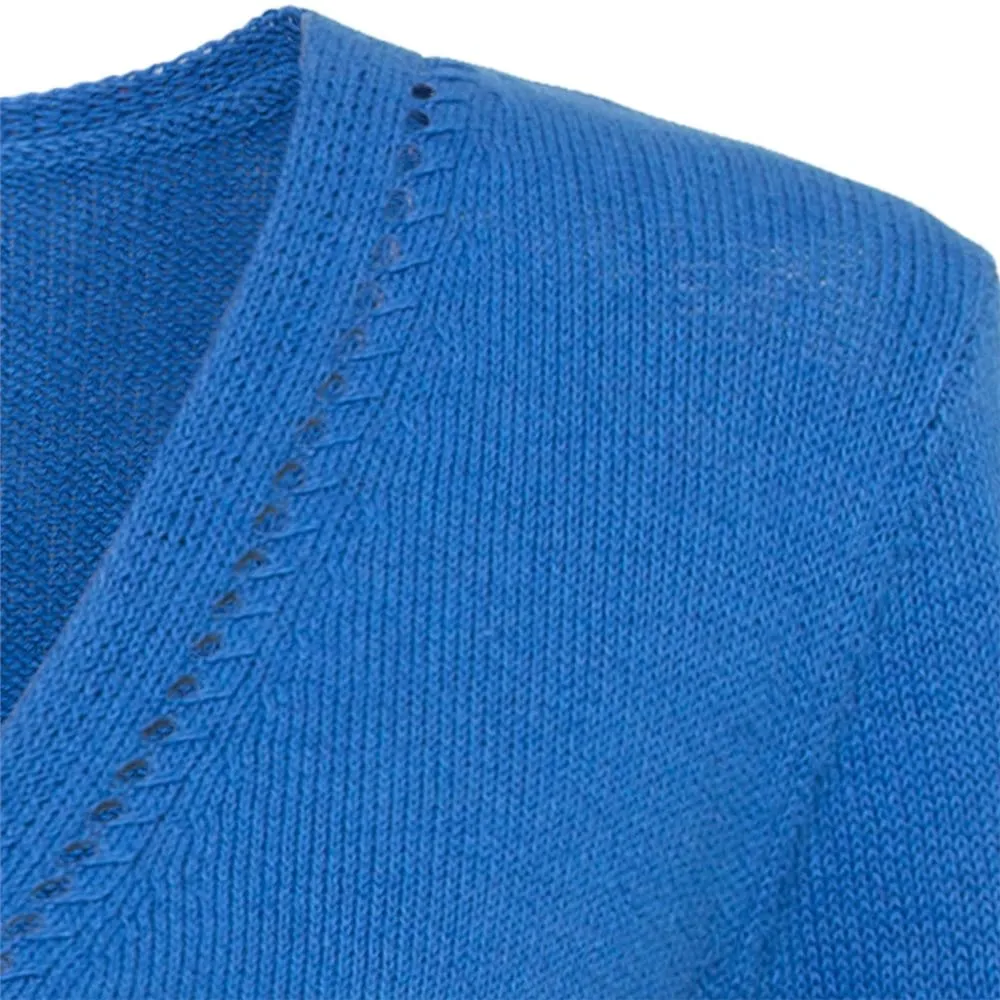 Olsen Organic Cotton Jumper in Henny Fit Cobalt