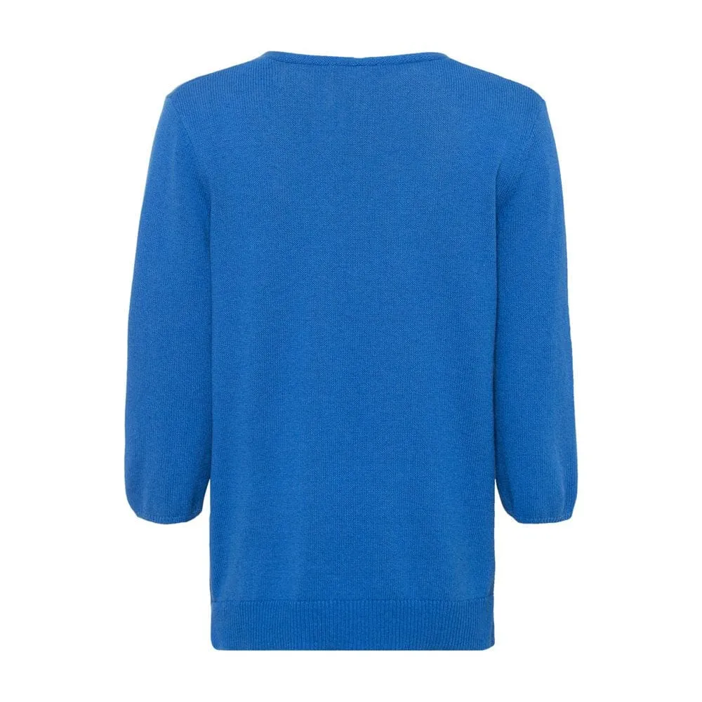 Olsen Organic Cotton Jumper in Henny Fit Cobalt