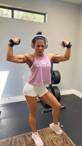 Orchid Racer Back Cropped Tank