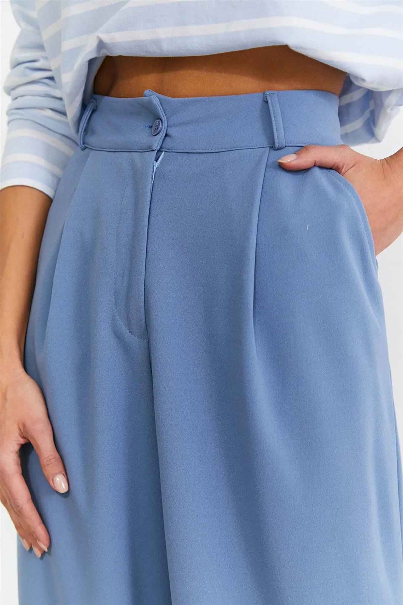 Palazzo Pants Blue