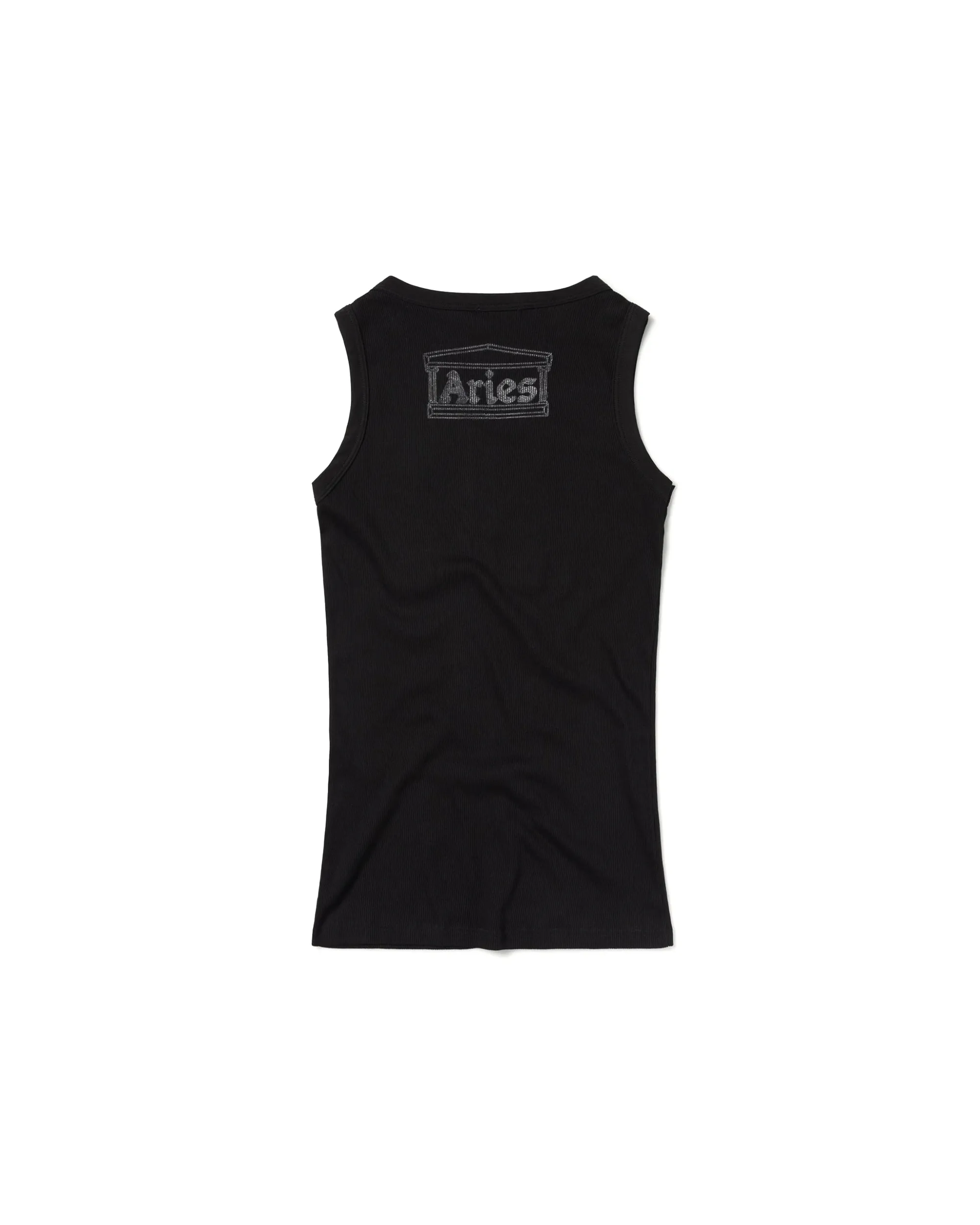 Racer-Back Rib Vest 2 Pack - White / Black