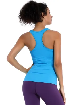 Racerback Athletic Tank Tops electricblue_Golf
