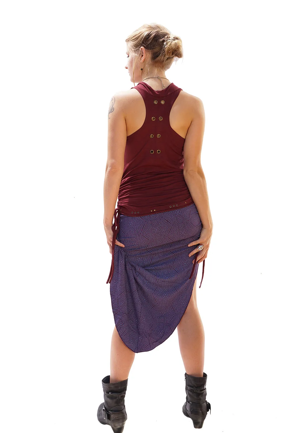 Racerback Cowl Top