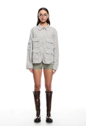 RENACIDA JACKET - PORCELAIN STRIPE