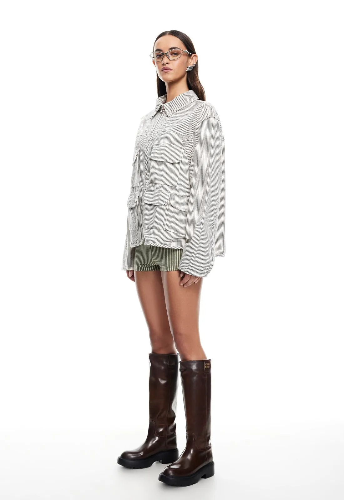 RENACIDA JACKET - PORCELAIN STRIPE