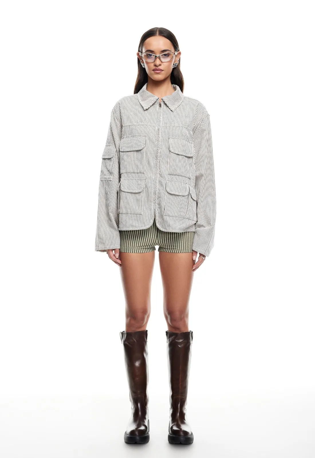 RENACIDA JACKET - PORCELAIN STRIPE