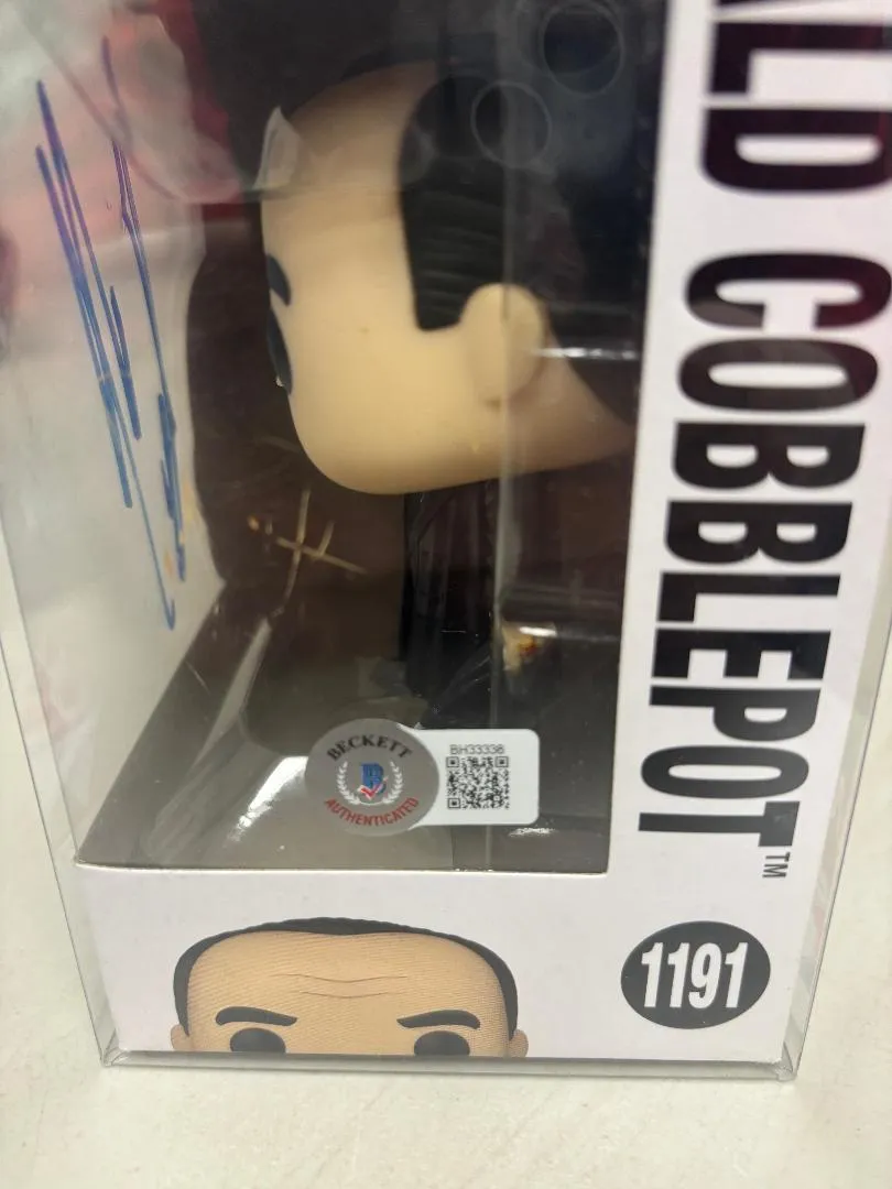 Signed By Colin Farrell Funko POP! Movies - The Batman (2022): Oswald Cobblepot #1191 (Beckett Cert # BH33338)