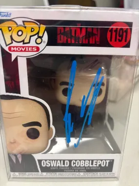 Signed By Colin Farrell Funko POP! Movies - The Batman (2022): Oswald Cobblepot #1191 (Beckett Cert # BH33338)