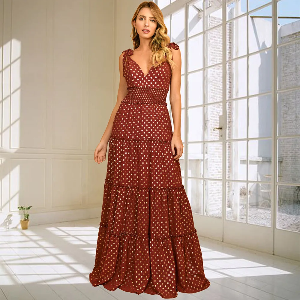 Slimmed Swing Wholesale Boho Clothing Wholesale Maxi Dresses For St. Patrick'S Day