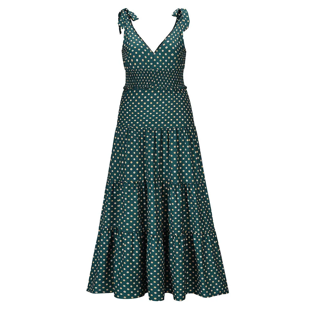 Slimmed Swing Wholesale Boho Clothing Wholesale Maxi Dresses For St. Patrick'S Day