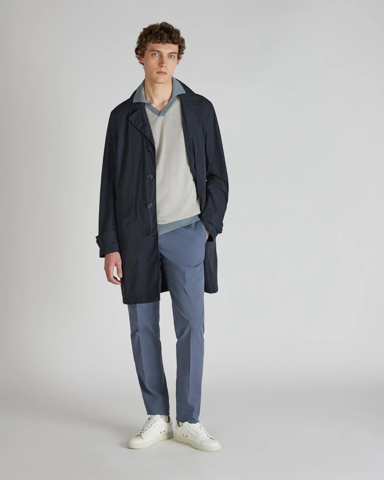 Technical fabric trench