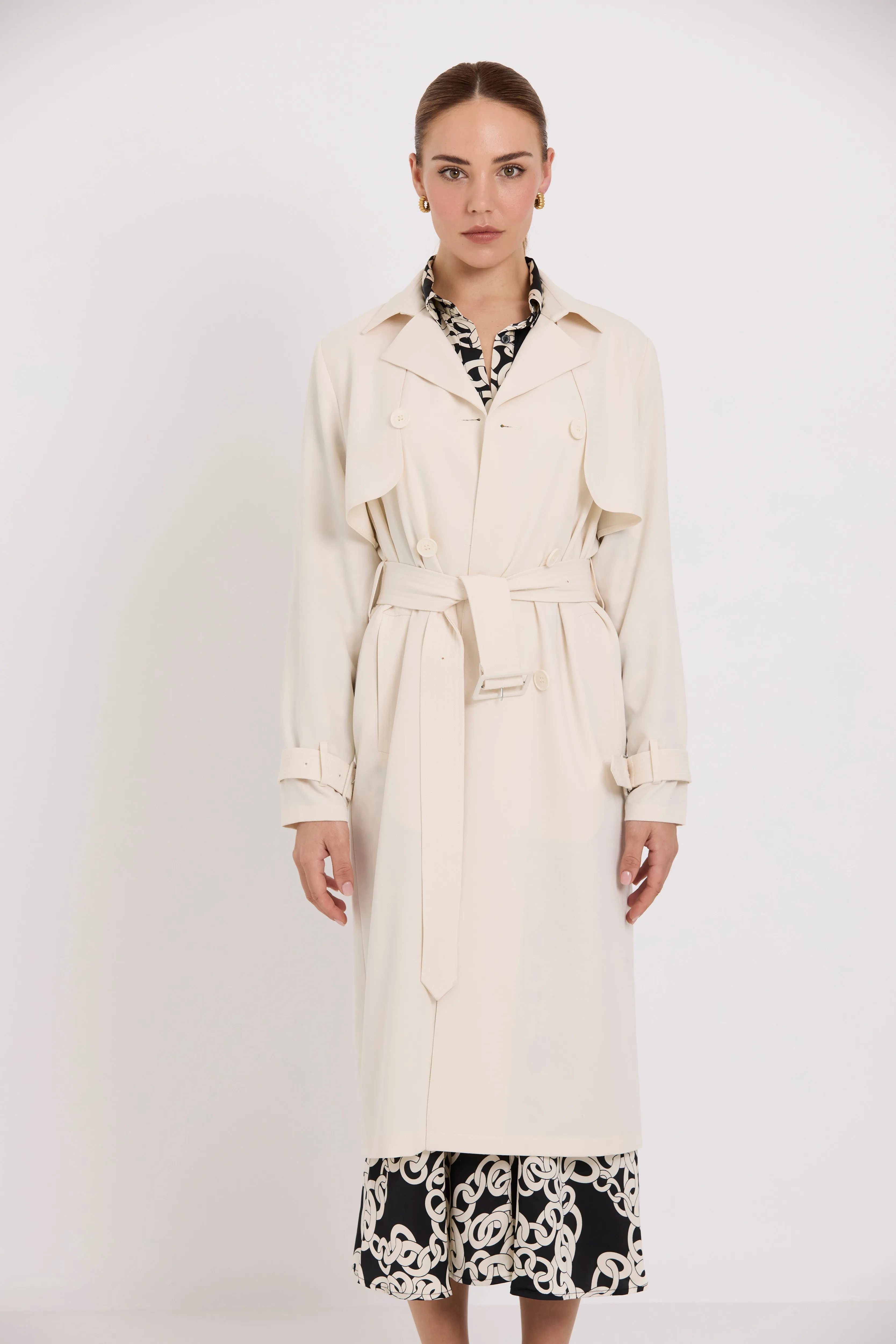 Tuesday Trench Coat | Ivory Twill