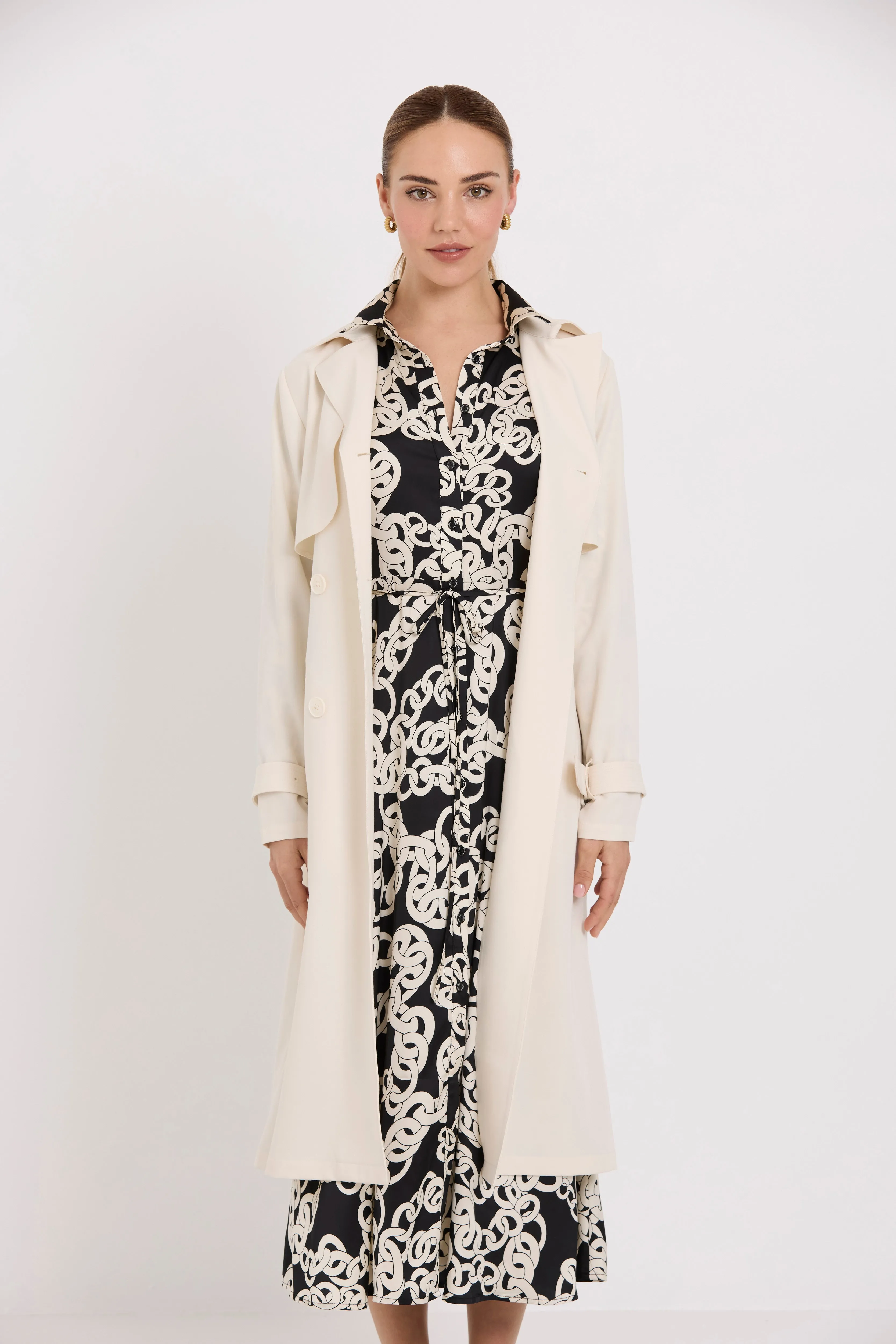 Tuesday Trench Coat | Ivory Twill