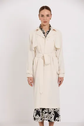Tuesday Trench Coat | Ivory Twill