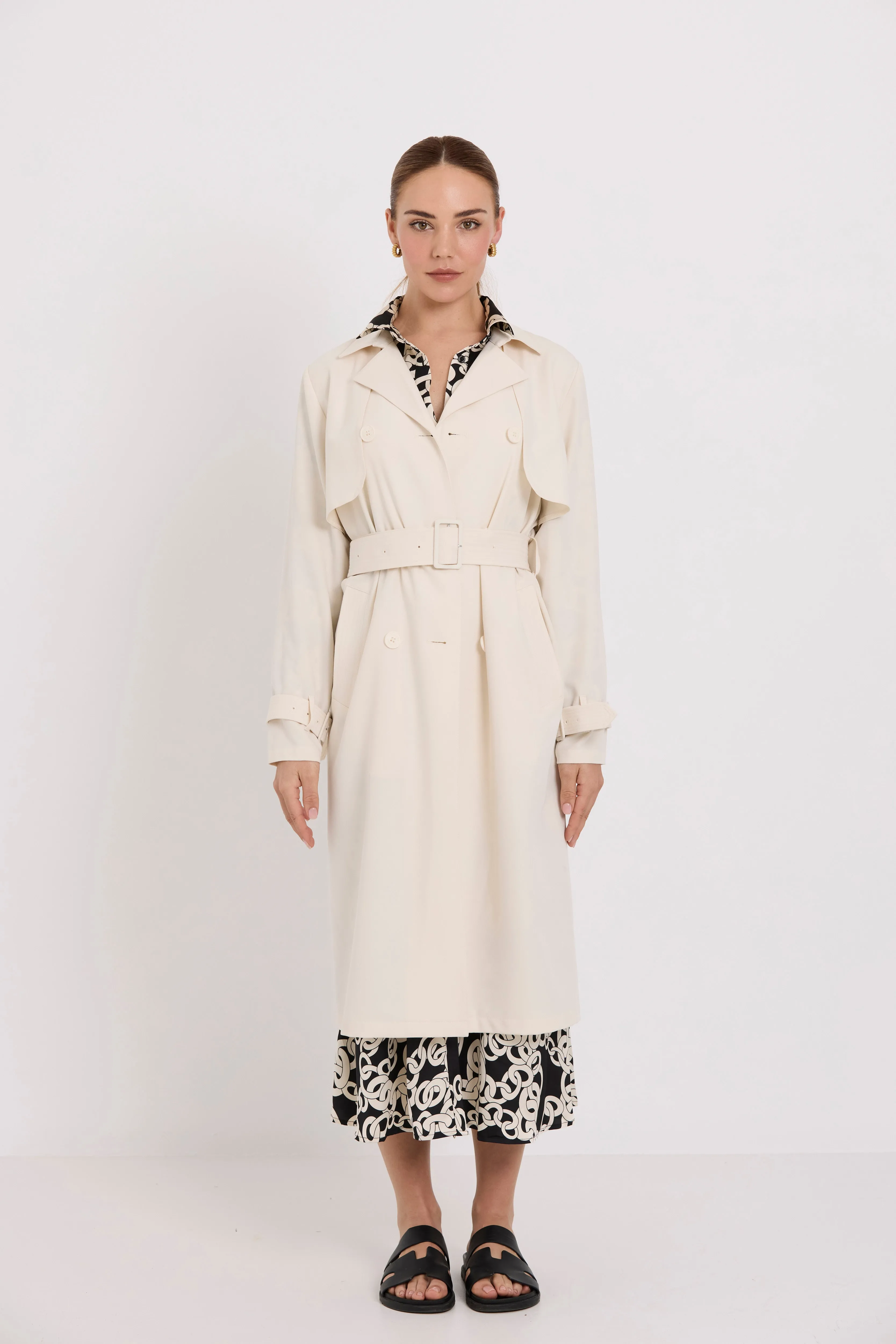 Tuesday Trench Coat | Ivory Twill