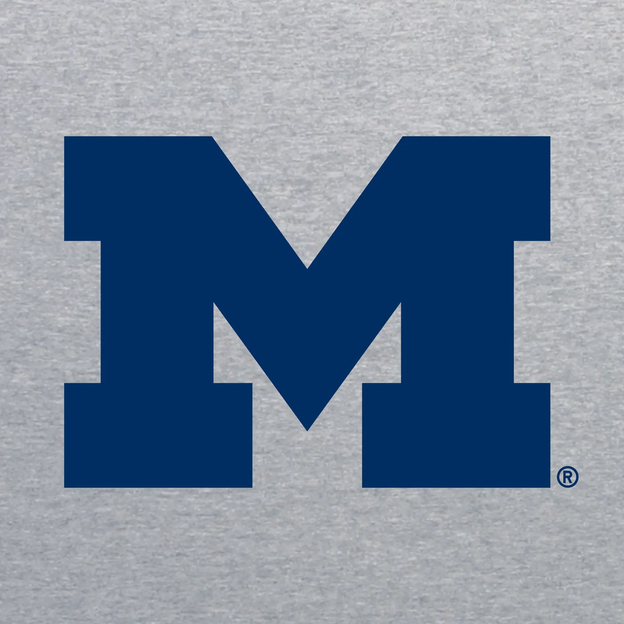University of Michigan Wolverine's Primary Logo Womens Racerback Tank - Heather Grey