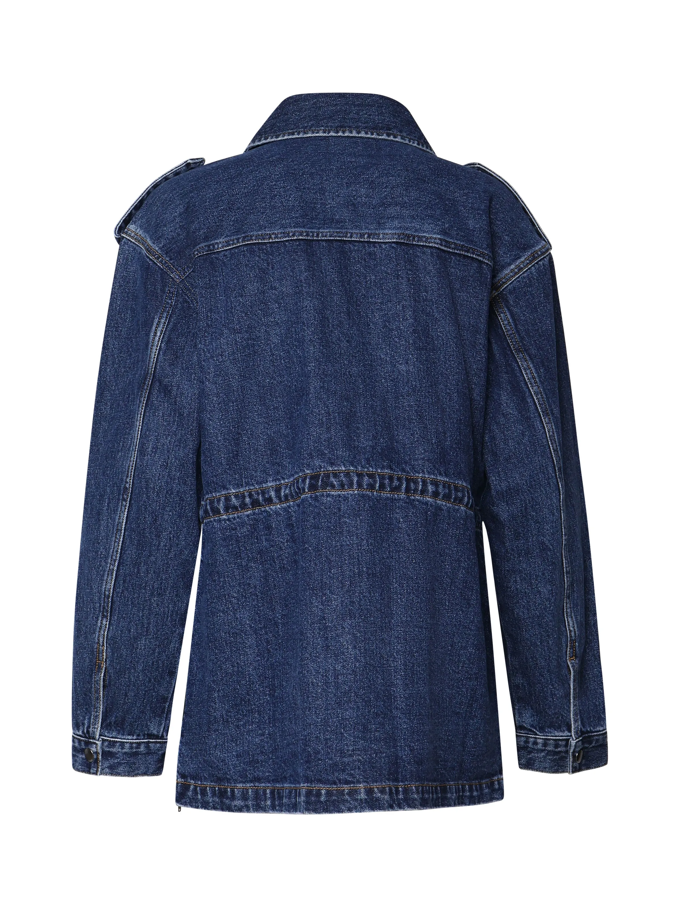 Utility Dark Denim Jacket
