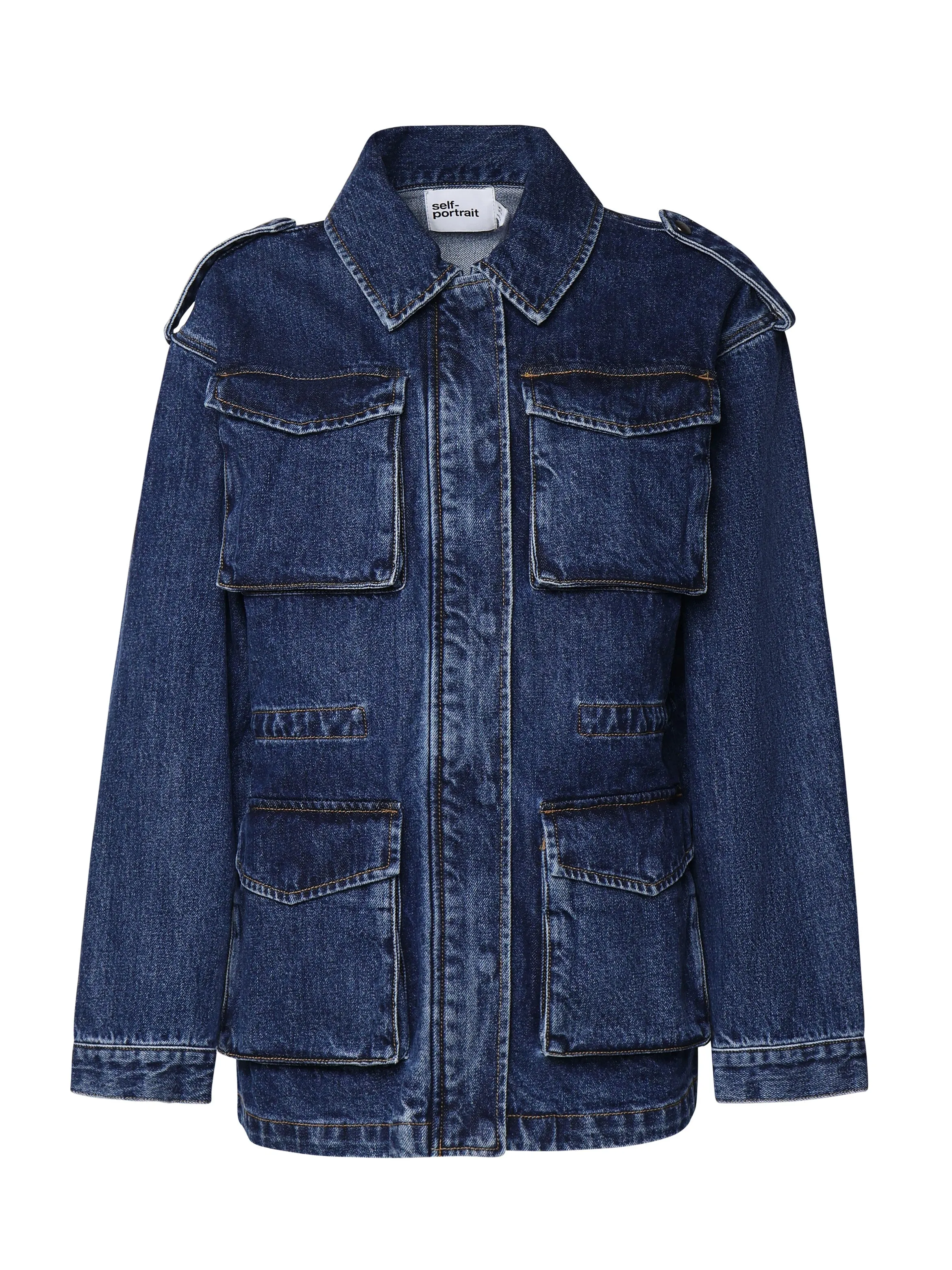 Utility Dark Denim Jacket